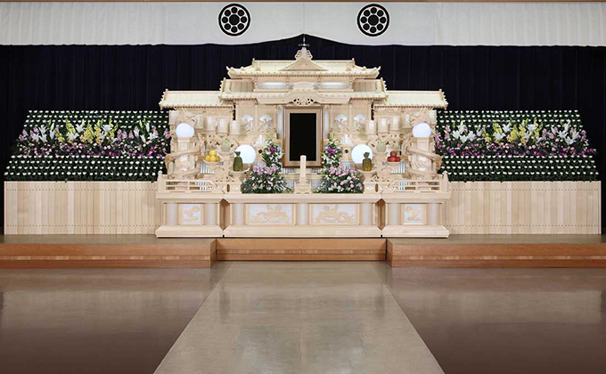 特S祭壇セット 白木祭壇